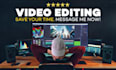 do professional video editing for personal, ads, commercials