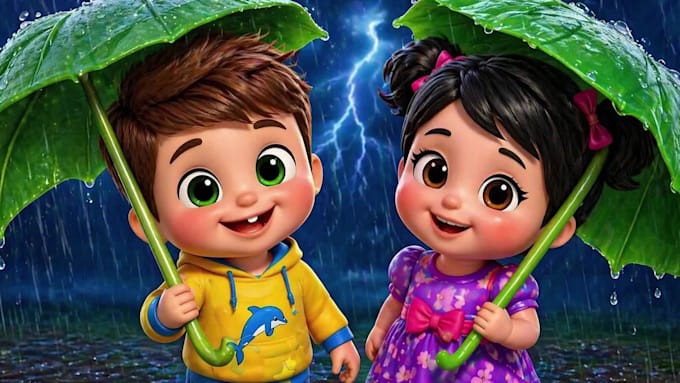 create 2d animated kids songs and nursery rhymes