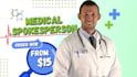 create a green screen medical spokesperson video