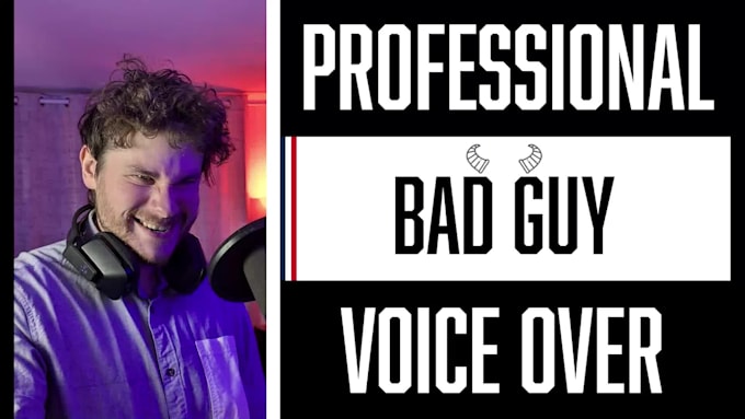 do the french voice over of a bad guy