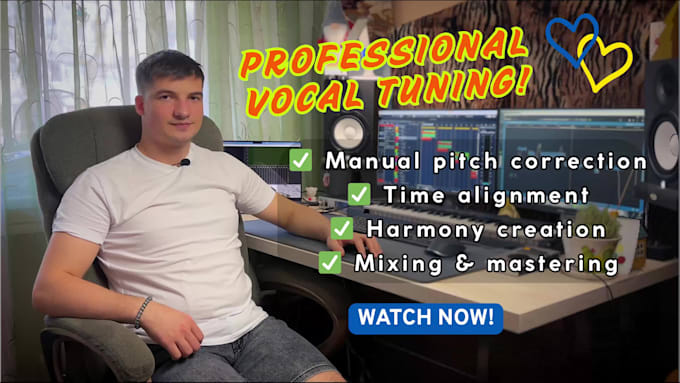 pitch correct, time align, harmonize, and mix your vocals