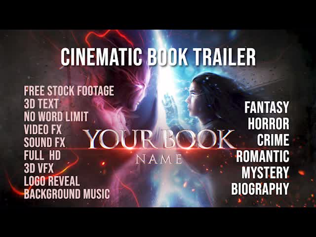 Review! I will do a book trailer with pro voiceover to boost your sales  for $70