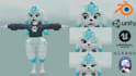 rig your 3d model in blender for game engines or animation