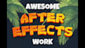 do your work in adobe after effects