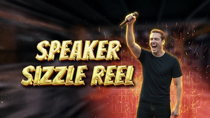 edit powerful speaker reel, sizzle reel, demo reel