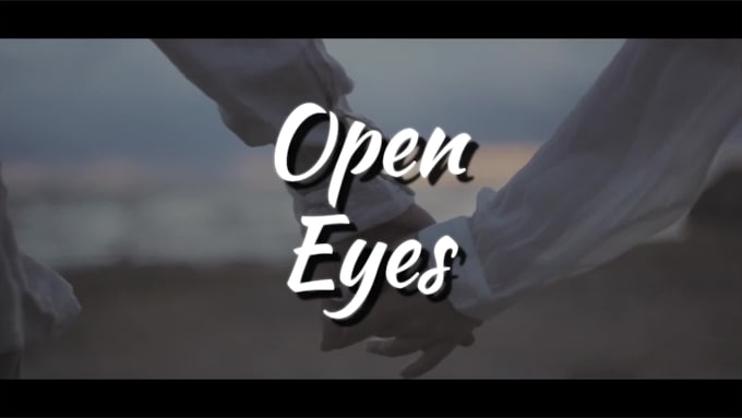 create kinetic lyrics typography video for your song