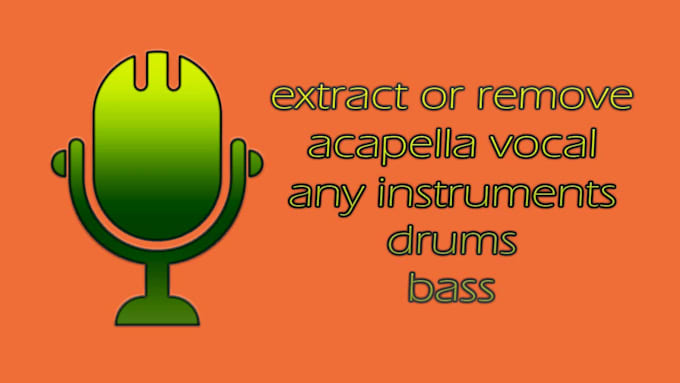 extract or remove acapella vocal, instruments from your song
