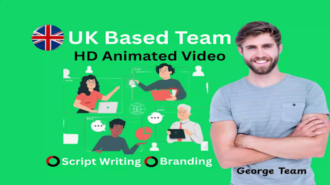 create 2d marketing animated explainer video for business and sales