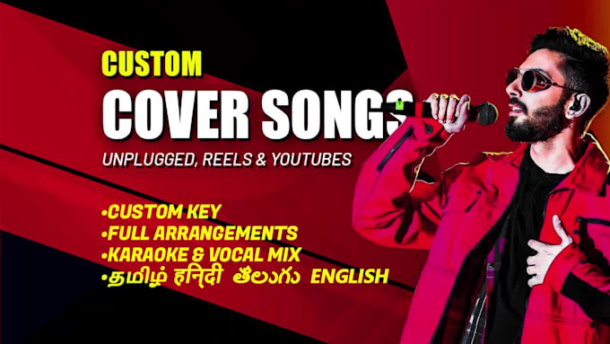 do custom indian instrumental for cover songs