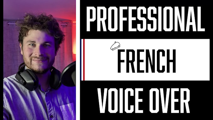 record a professional french voice over