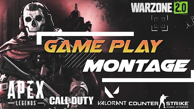 make your valorant, cod montage or any game at pro level