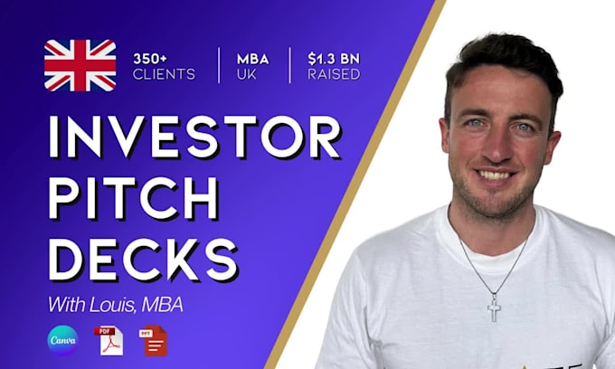 design a startup business investor pitch deck presentation