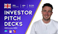 design a startup business investor pitch deck presentation