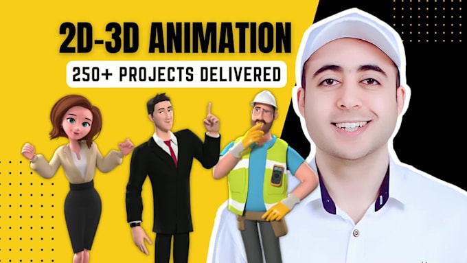 create 2d and 3d animated infographic videos with data visualization