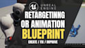 fix or retarget and setup animation blueprint for 3d character in unreal engine