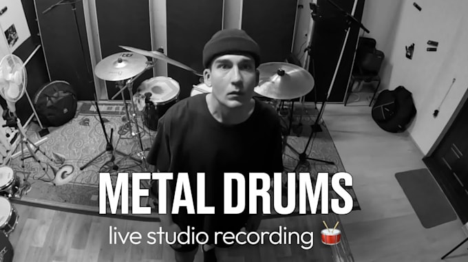 professionally record acoustic metal drums