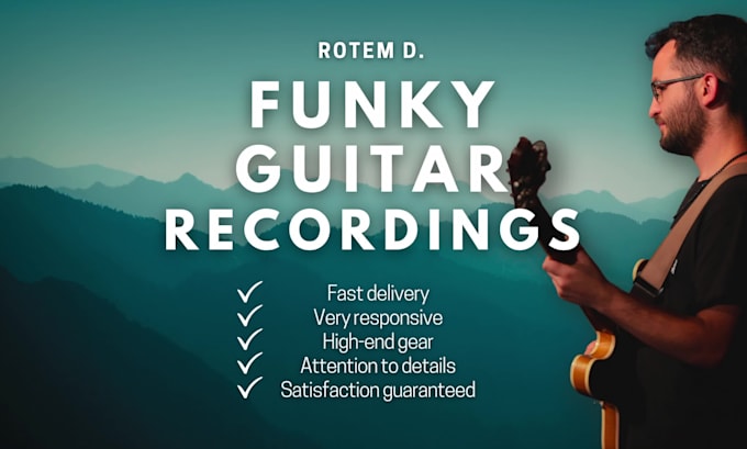 be your pop funk guitar player