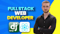 develop full stack website or web app with django and react