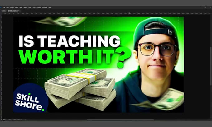 design eye catchy and clickbait youtube video thumbnails