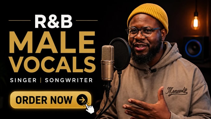 be your rnb male singer songwriter for love, heartbreak song