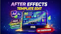 edit motion array, canva template after effects expert ui animation infographics
