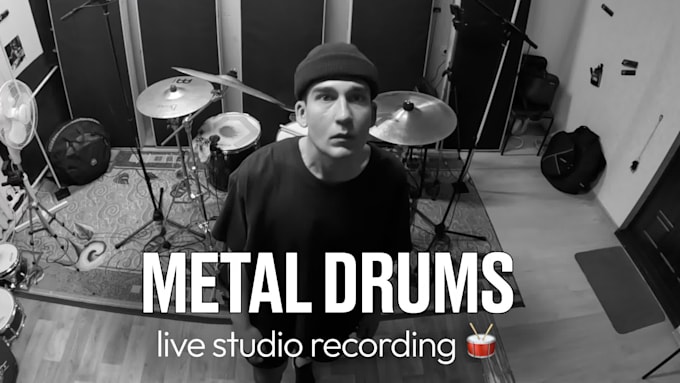 professionally record acoustic metal drums