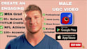 create a male ugc video
