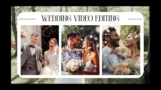 edit elegant cinematic wedding videos