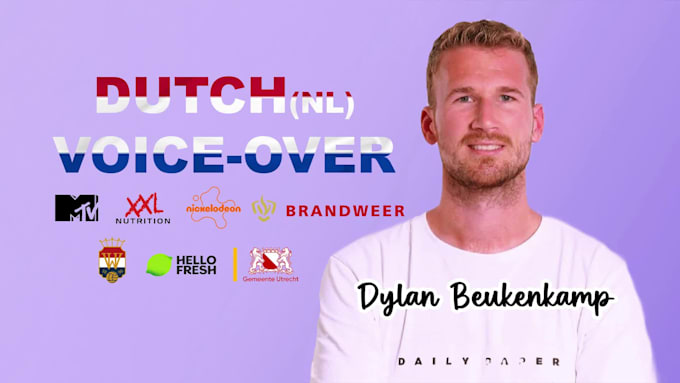 provide a high quality dutch voiceover for your project