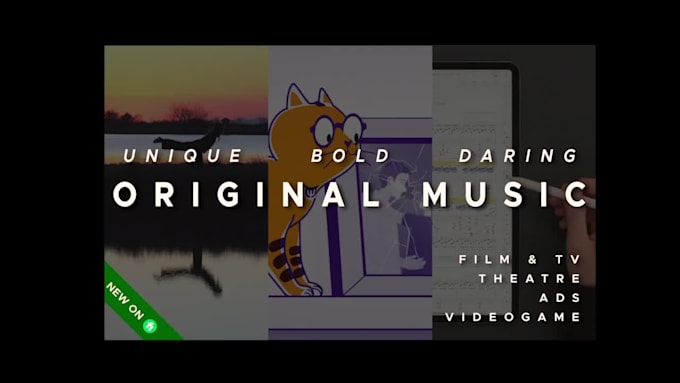 compose unique, bold and tailored music for your project