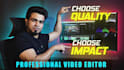 do trendy professional video editing, youtube video editing