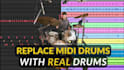 replace your ai drums with real drums