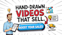 create a custom whiteboard animation explainer video