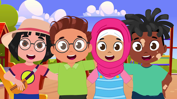 create awesome 2d kids animation