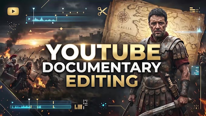 edit professional history documentary video for youtube