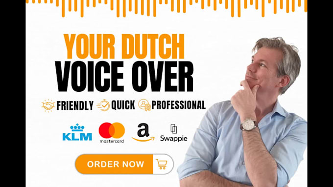 record a male professional dutch voice over