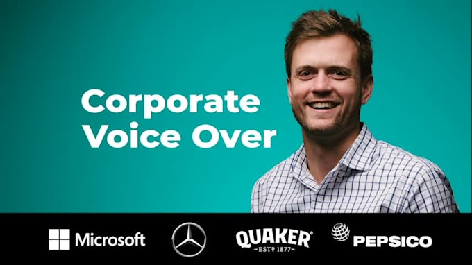 do a corporate american male voice over