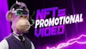 create nft promotional video for nft collection or art