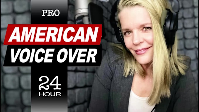 record a powerful american female voice over
