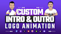 design a custom youtube intro, outro, and animated logo in HD