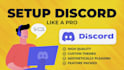 personalize and customize the discord server setup for you
