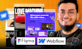 quickly convert figma to webflow website development, expert webflow developer