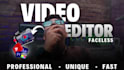 edit faceless videos, youtube videos editing