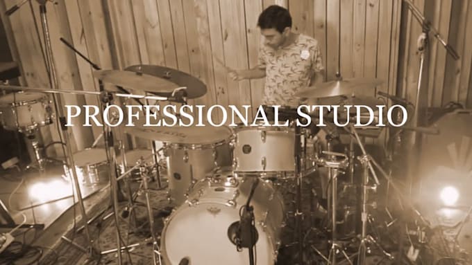 record drums for your music country songs and rock ballads