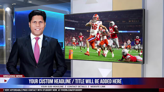 be your breaking news anchor or news reporter or broadcaster