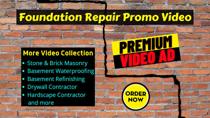 do foundation repair video or basement waterproofing video