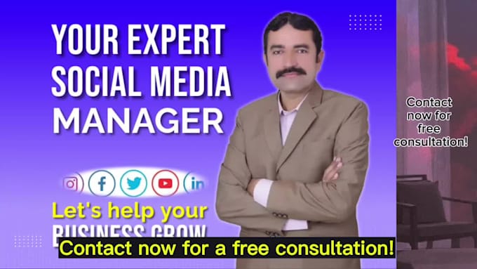 be your social media marketer and content creator