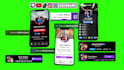 create social media streaming lower thirds
