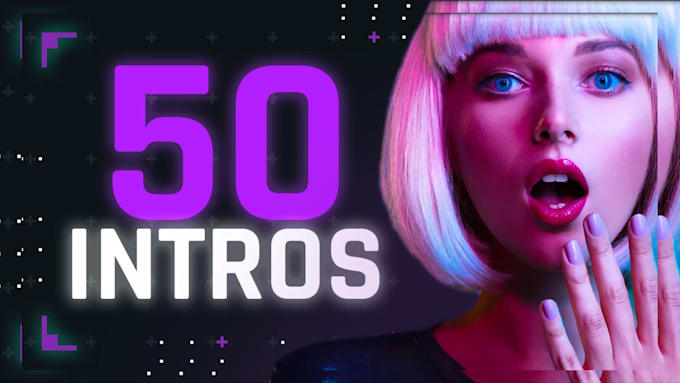 make 50 logo animation video intro
