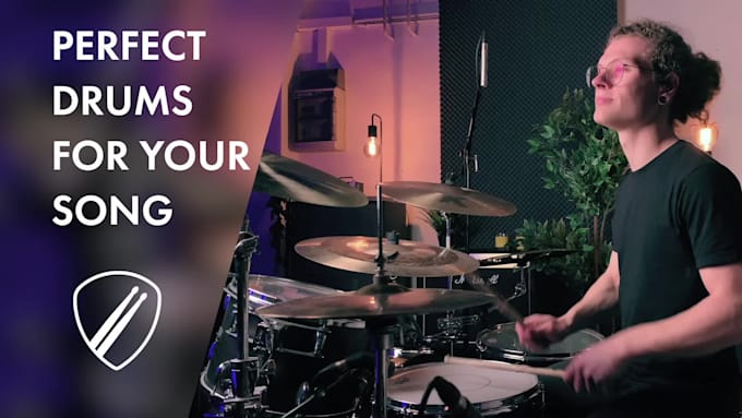 be your session drummer and will play pro level drum parts